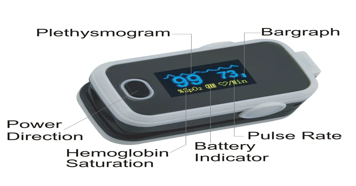 color pulse oximeter